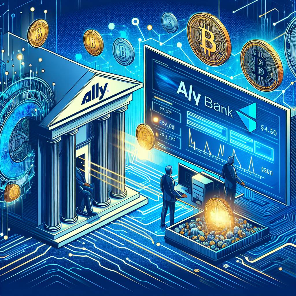 Are there any banks that offer crypto-friendly services and are affiliated with Ally Bank?