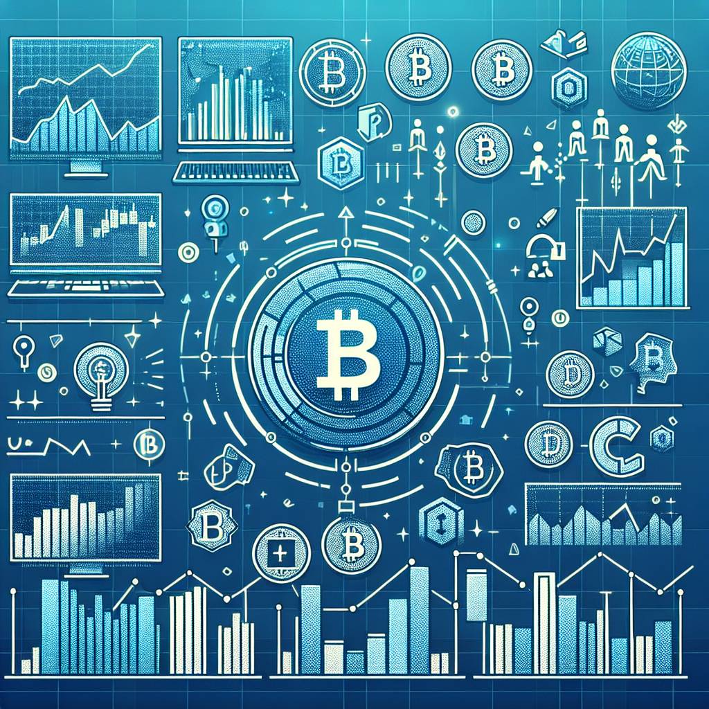 How can I use market charts to predict the price movements of cryptocurrencies?