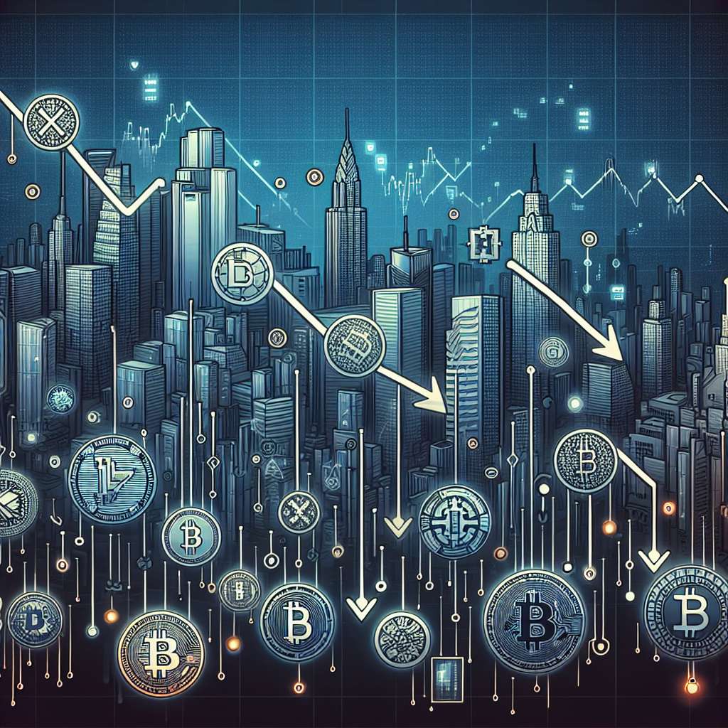 What are the top cryptocurrencies that have seen a significant decrease in value?