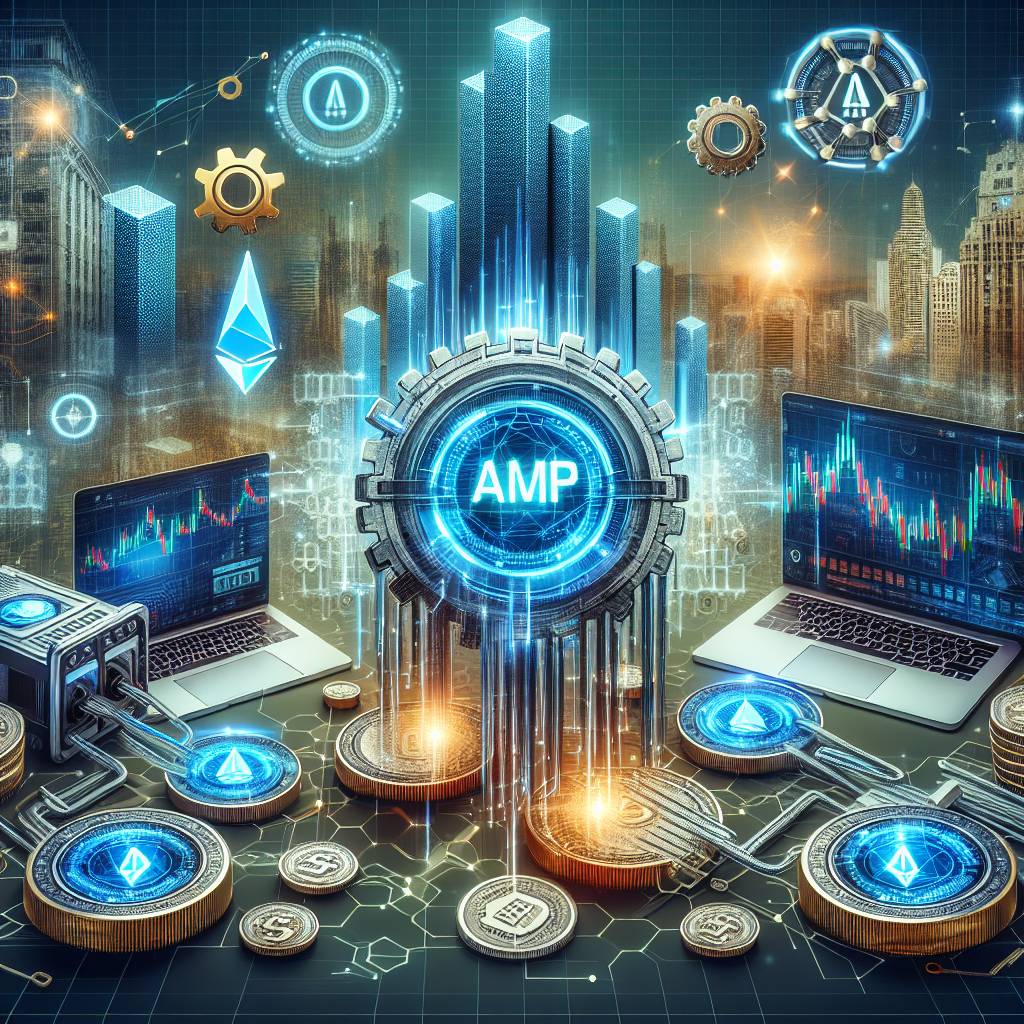 How can I use AMP token to enhance my Twitter presence in the crypto community?