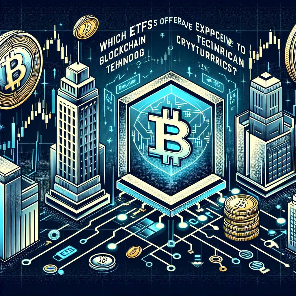 Which UK listed ETFs offer exposure to the blockchain technology?
