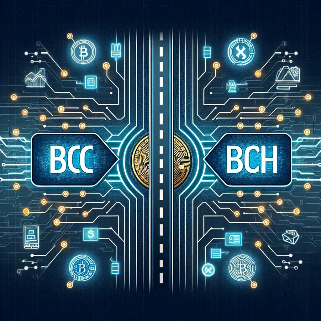 What are the distinguishing features and characteristics of BCC and BCH in the context of cryptocurrency?
