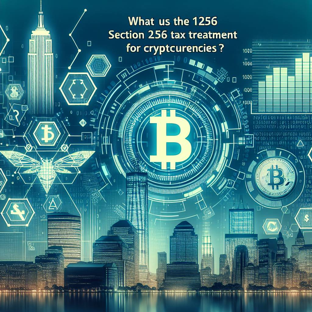 What is the section 1256 tax treatment for cryptocurrencies?