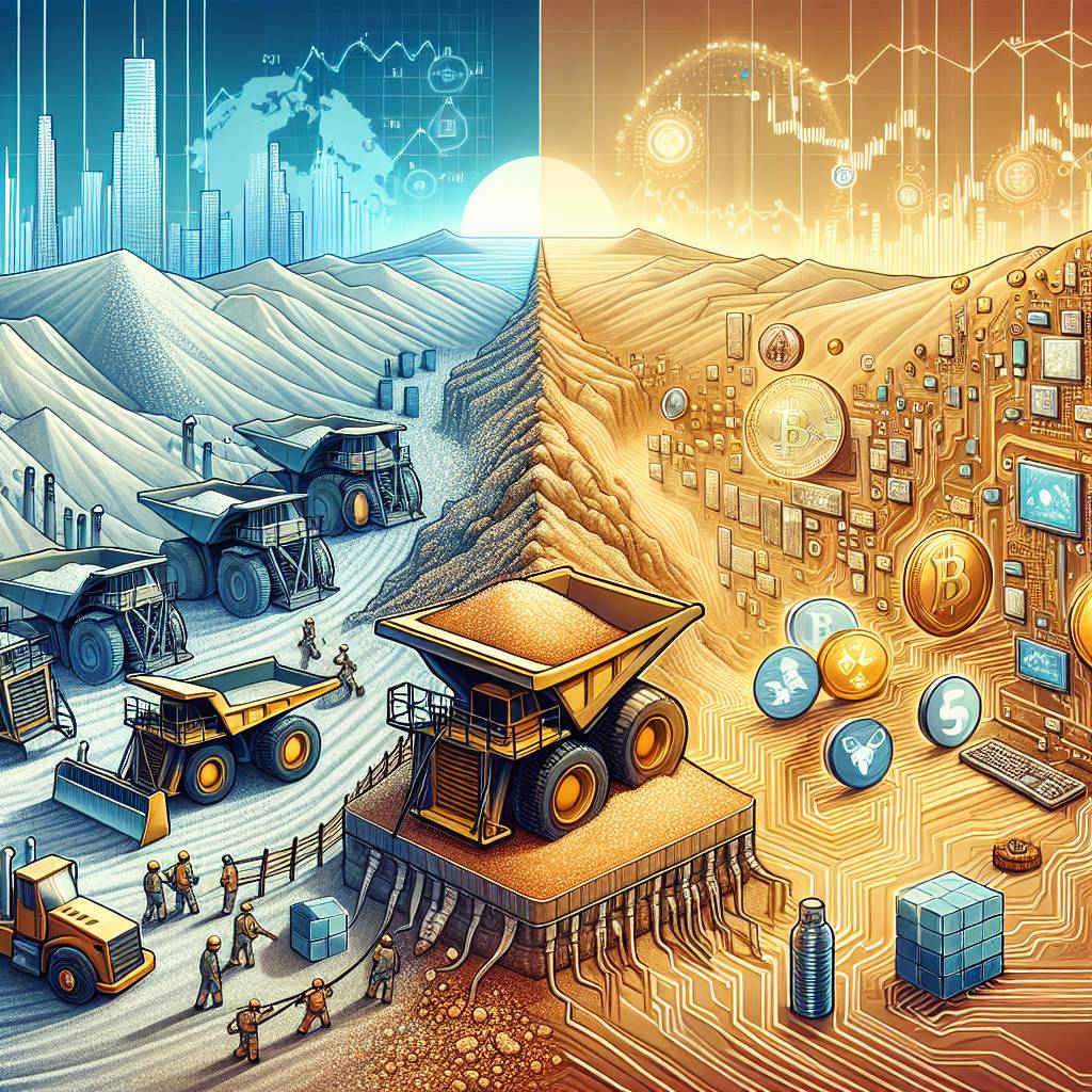 What are the latest developments in sand mining and its impact on the cryptocurrency market?
