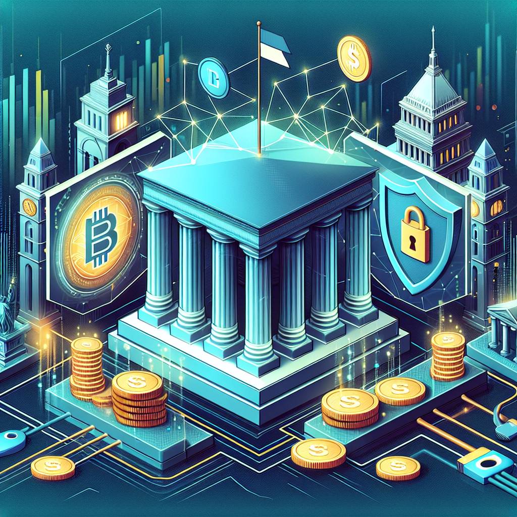 How do the three branches of government ensure the security and transparency of cryptocurrency transactions?