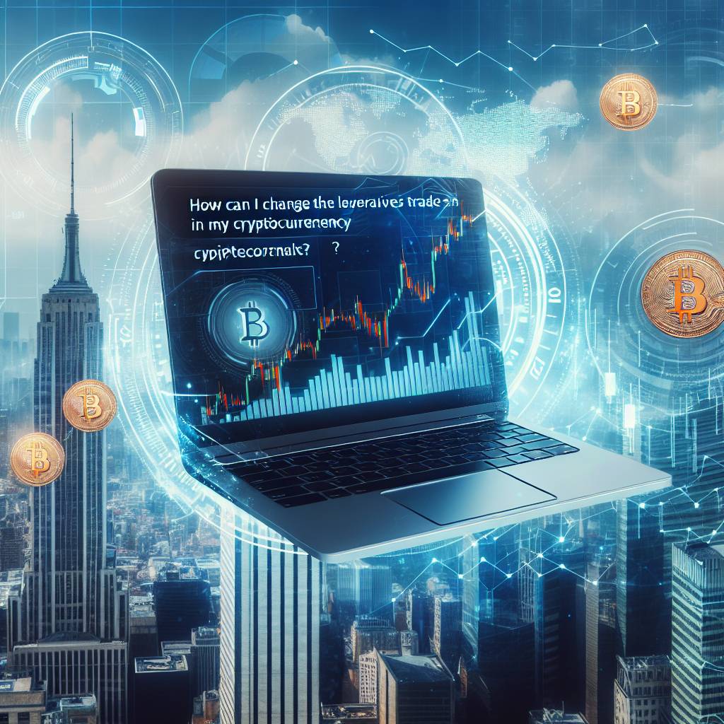 How can I change the leverage on my derivatives trades in the cryptocurrency market?