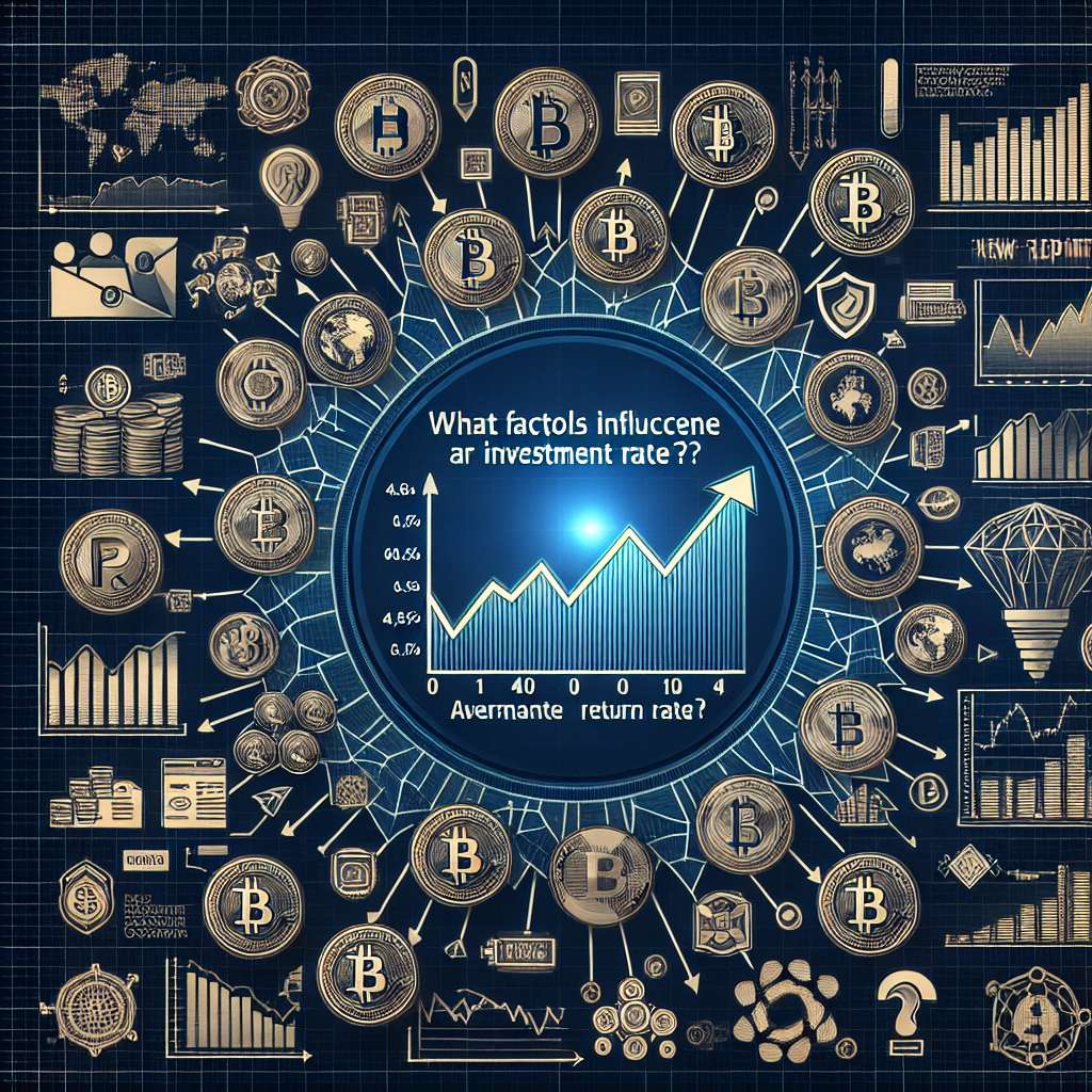 What factors influence the average rate of return in the cryptocurrency market?