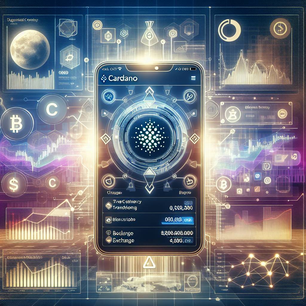 Are there any cardano wallet apps that offer built-in exchange services?