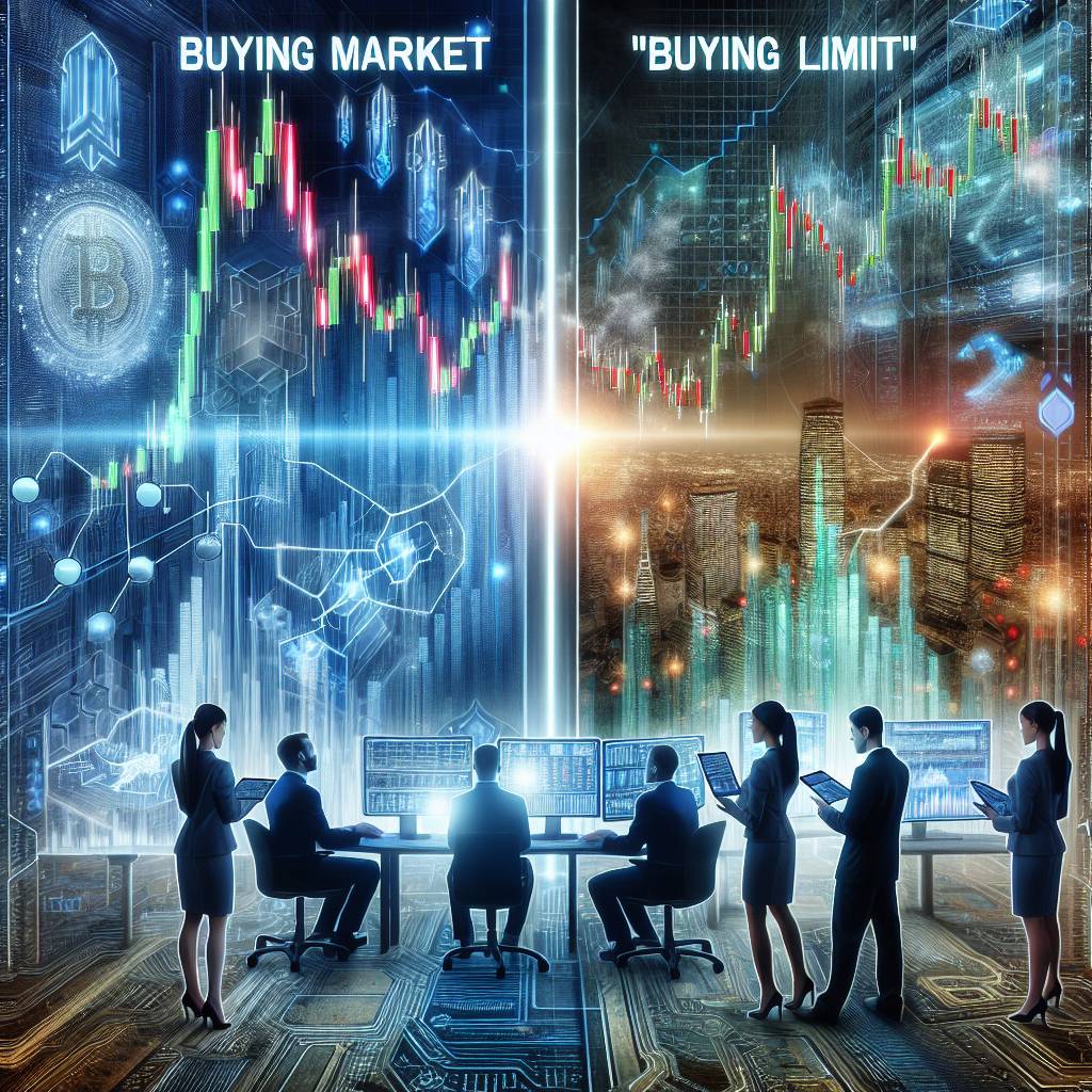 What are the advantages of using buying market instead of buying limit in the cryptocurrency market?