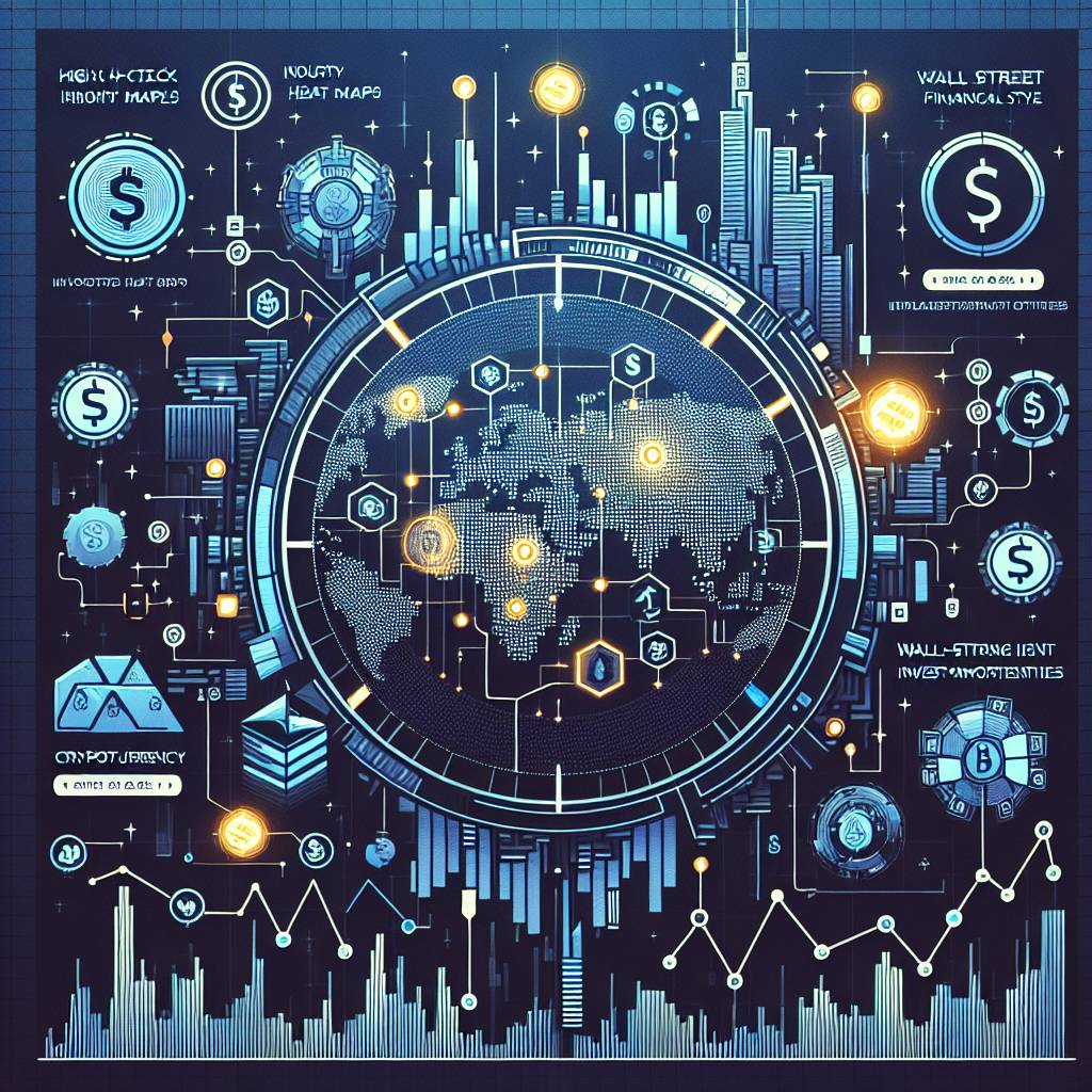 How can industry heat maps help in identifying potential investment opportunities in the cryptocurrency market?