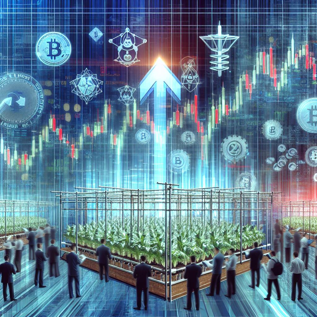 What impact does the vertical farming stock market have on the value of digital currencies?