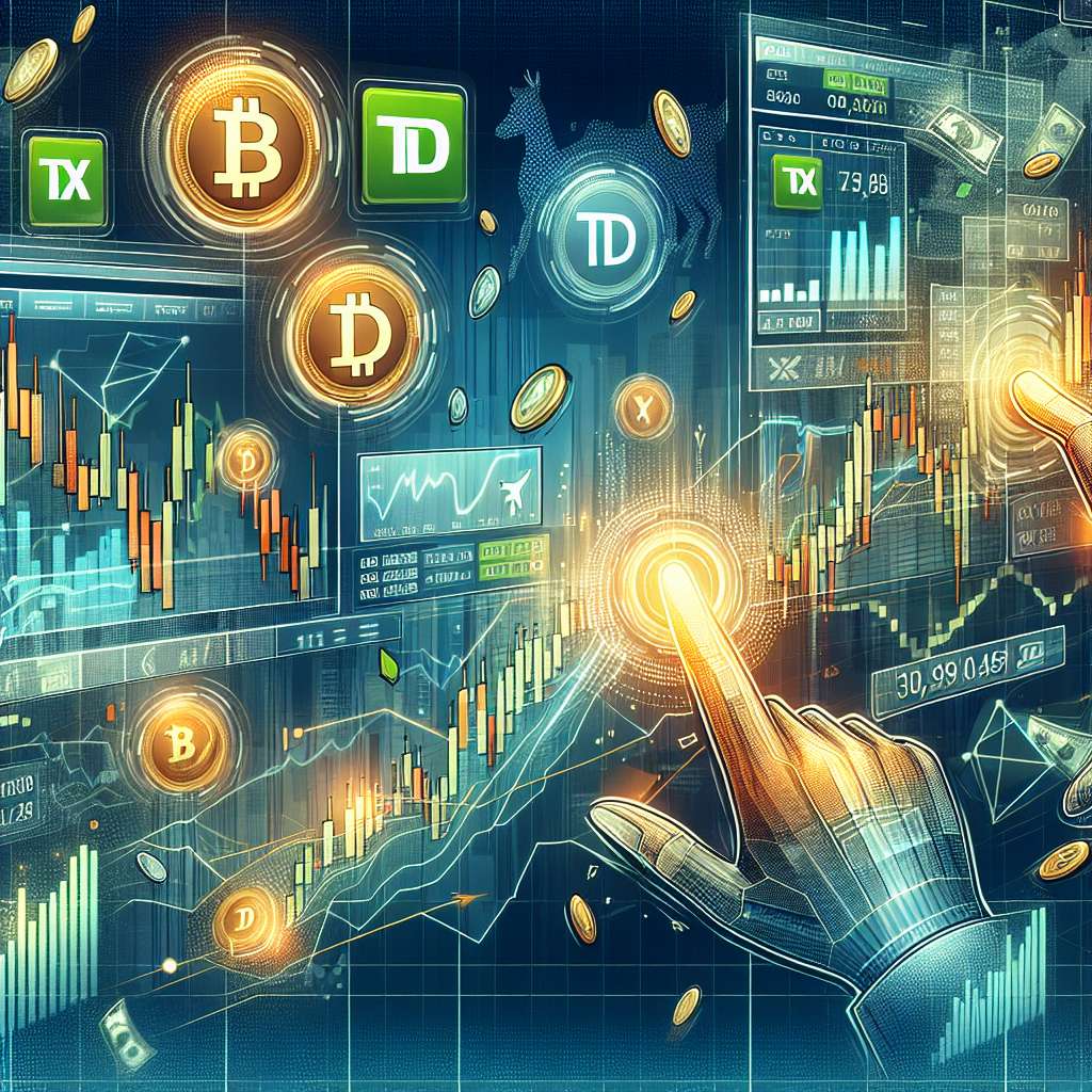 How does TD Ameritrade charge fees for closing an account and trading digital currencies?