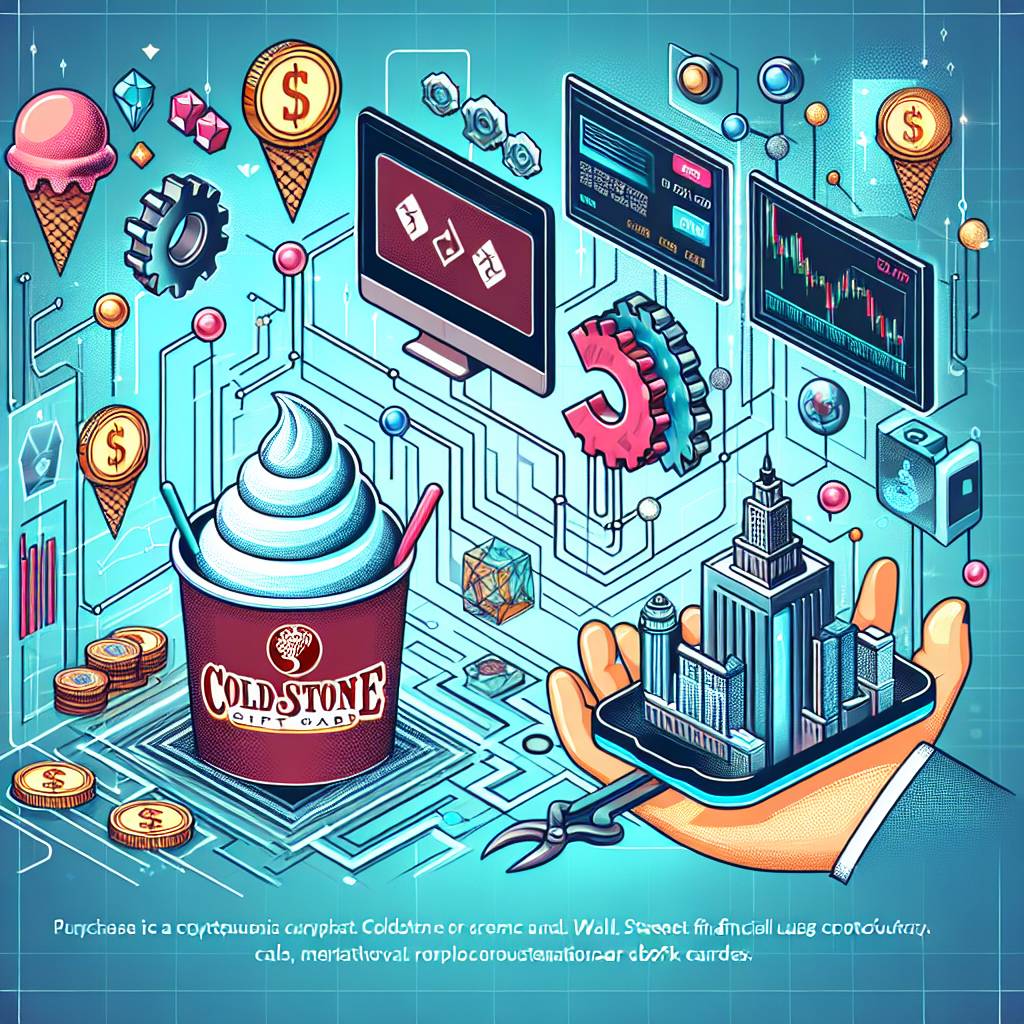 What are the best ways to buy coldstone gift cards with cryptocurrency?