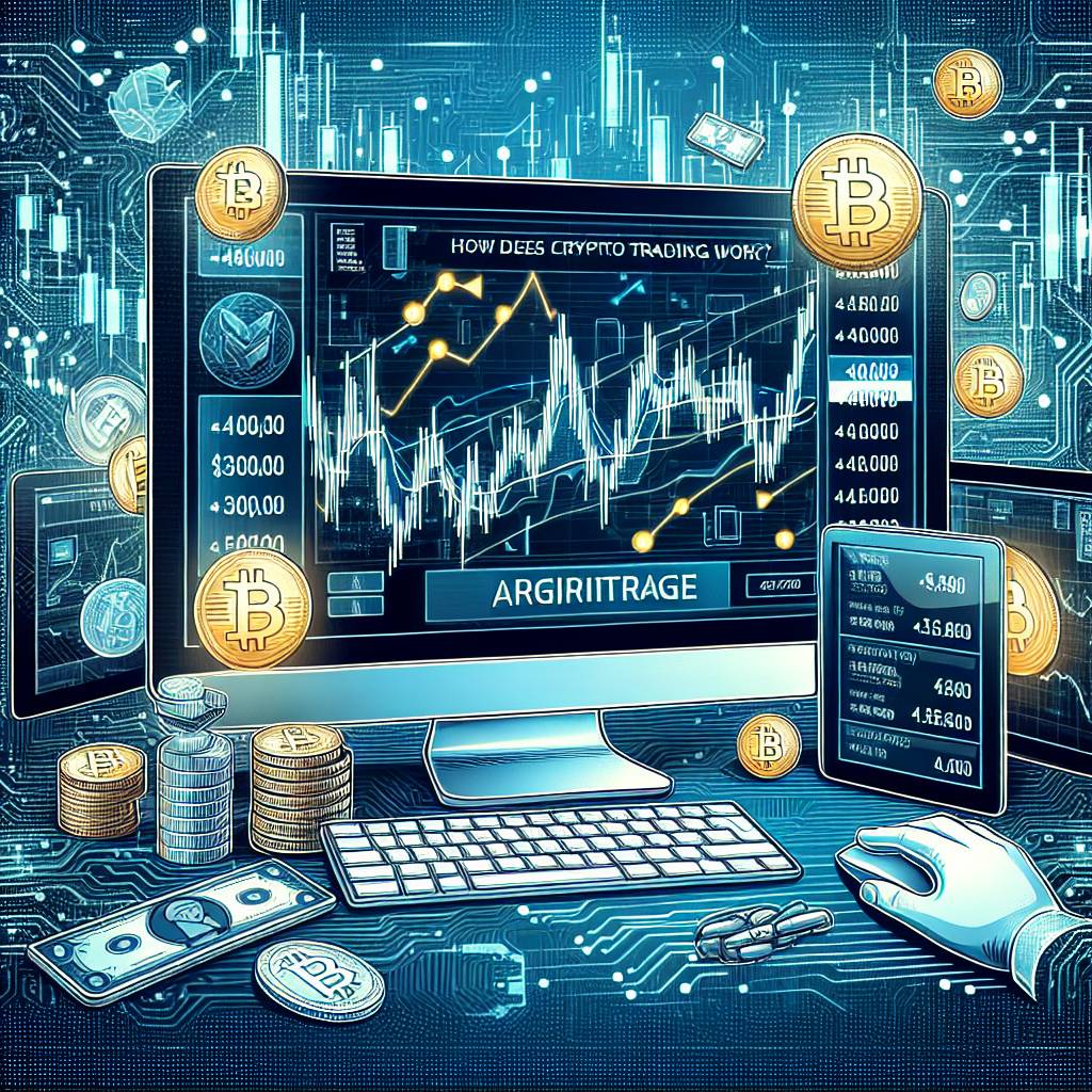 How does arbitrage trading work in the world of cryptocurrencies?