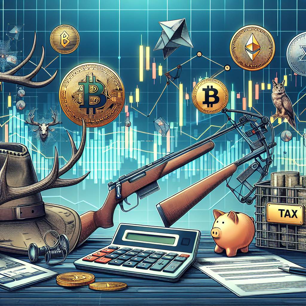 What are the potential tax implications of using cryptocurrencies for hunters?