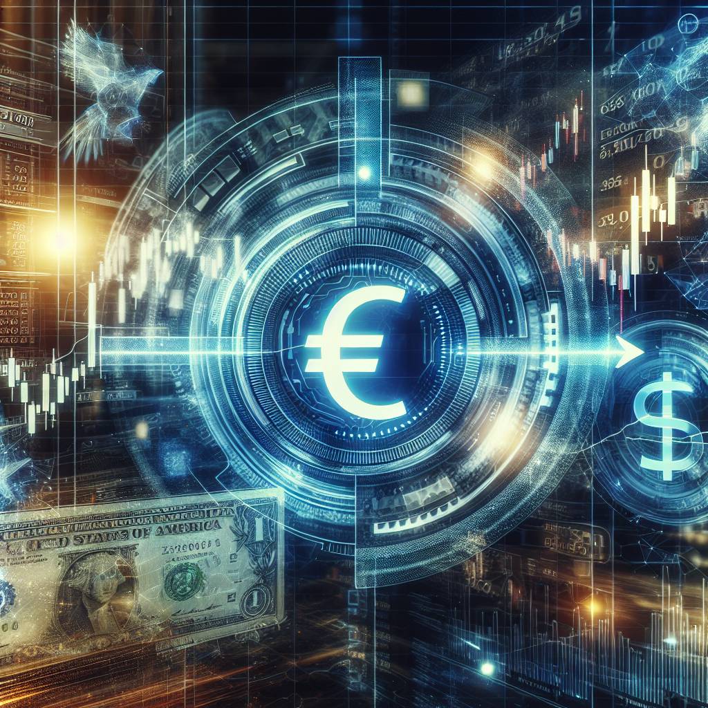 What is the current forecast for the euro to dollar exchange rate in the cryptocurrency market today?
