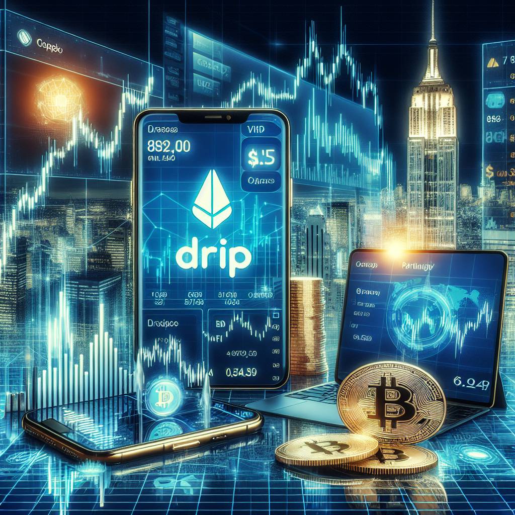 What are the upcoming events and partnerships for Drip on Coingecko?