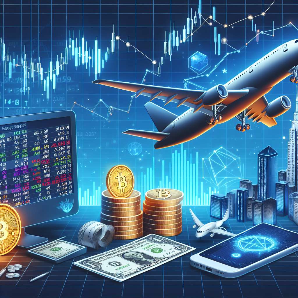 What are the potential effects of digital currencies on the projected performance of United Airlines stock in 2025?