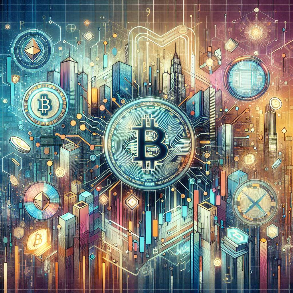 What are the latest trends in cryptocurrency background styles?