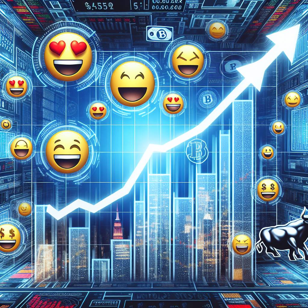 How does the rise in happy mood affect the value of cryptocurrencies?