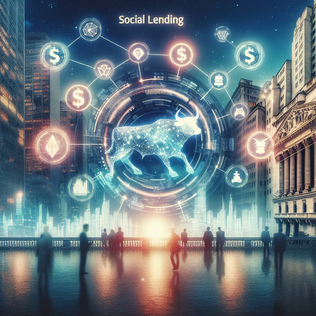 How does social lending work in the world of cryptocurrencies?