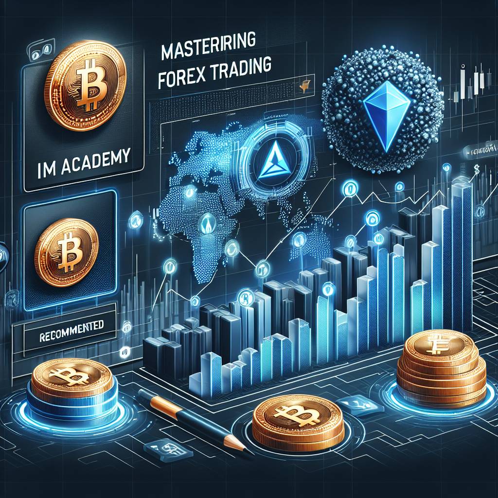 What are the recommended courses in IM Academy for mastering forex trading in the cryptocurrency industry?