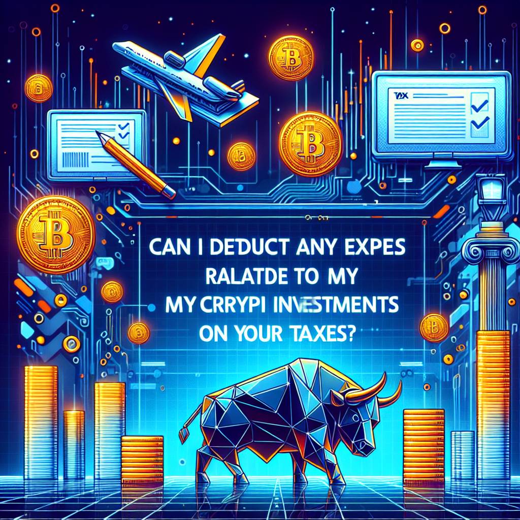 Can I deduct any transaction fees or expenses related to my cryptocurrency investments if I choose to itemize instead of taking the standard deduction?