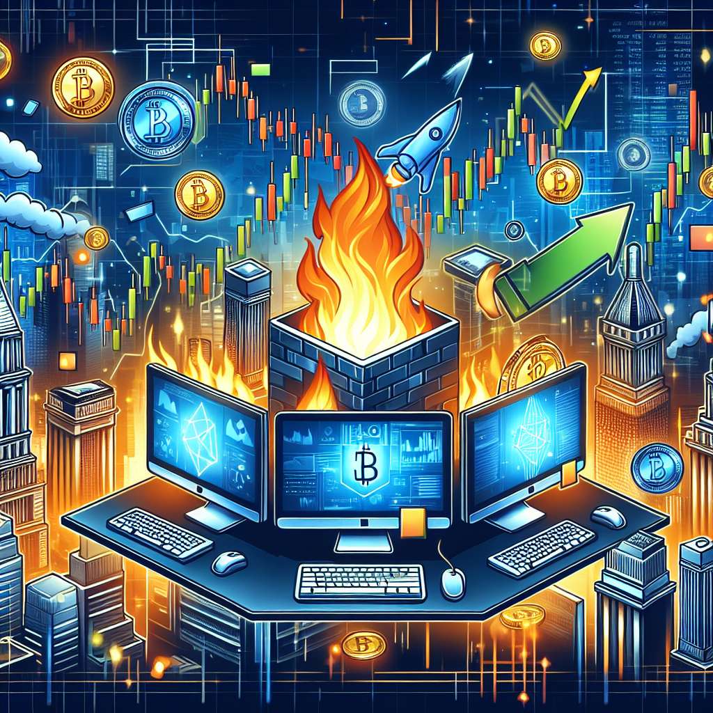 What are the risks of computers catching fire when trading cryptocurrencies?