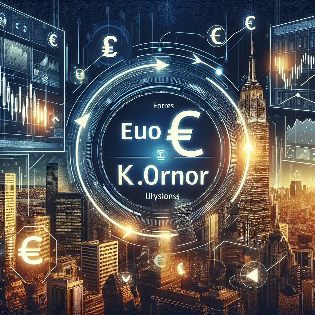 Is it possible to earn interest by converting euro to kronor in the crypto market?