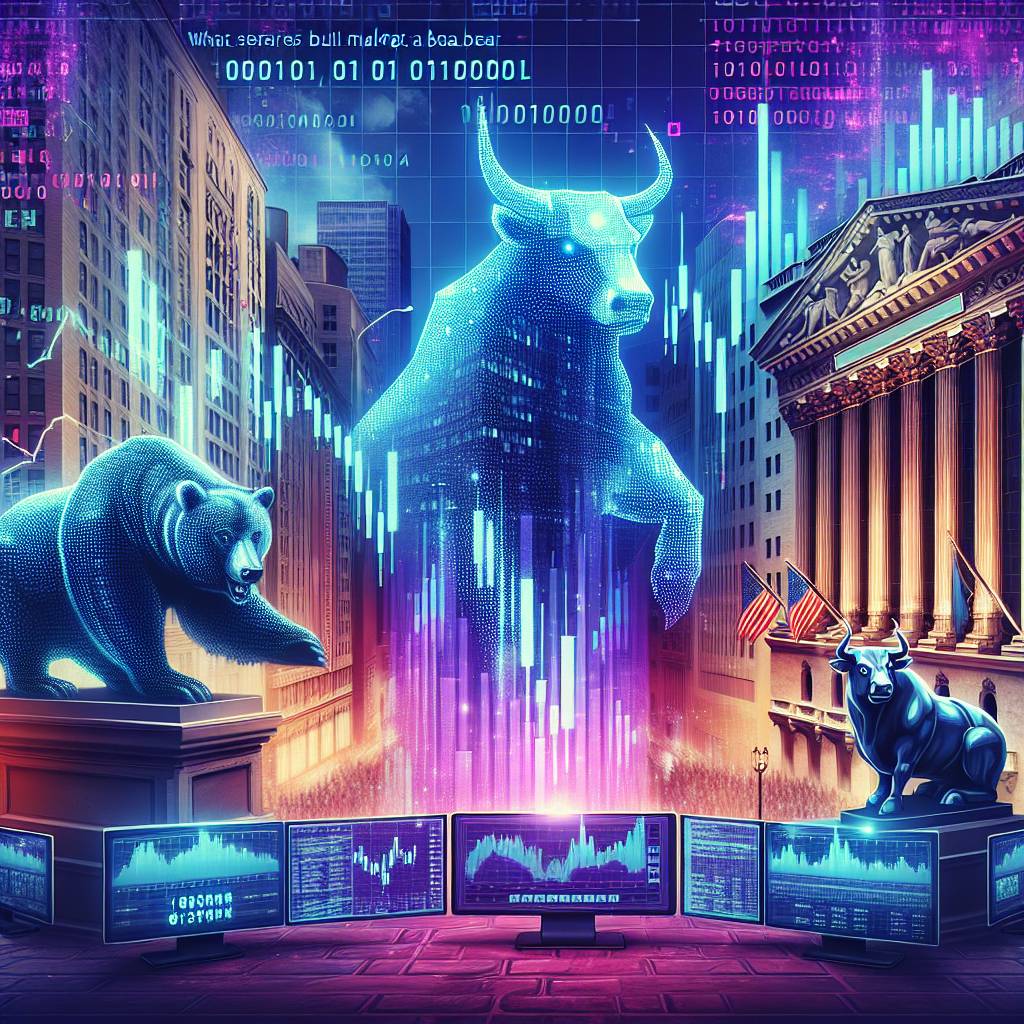 In the cryptocurrency market, what separates a bear market from a bull market?