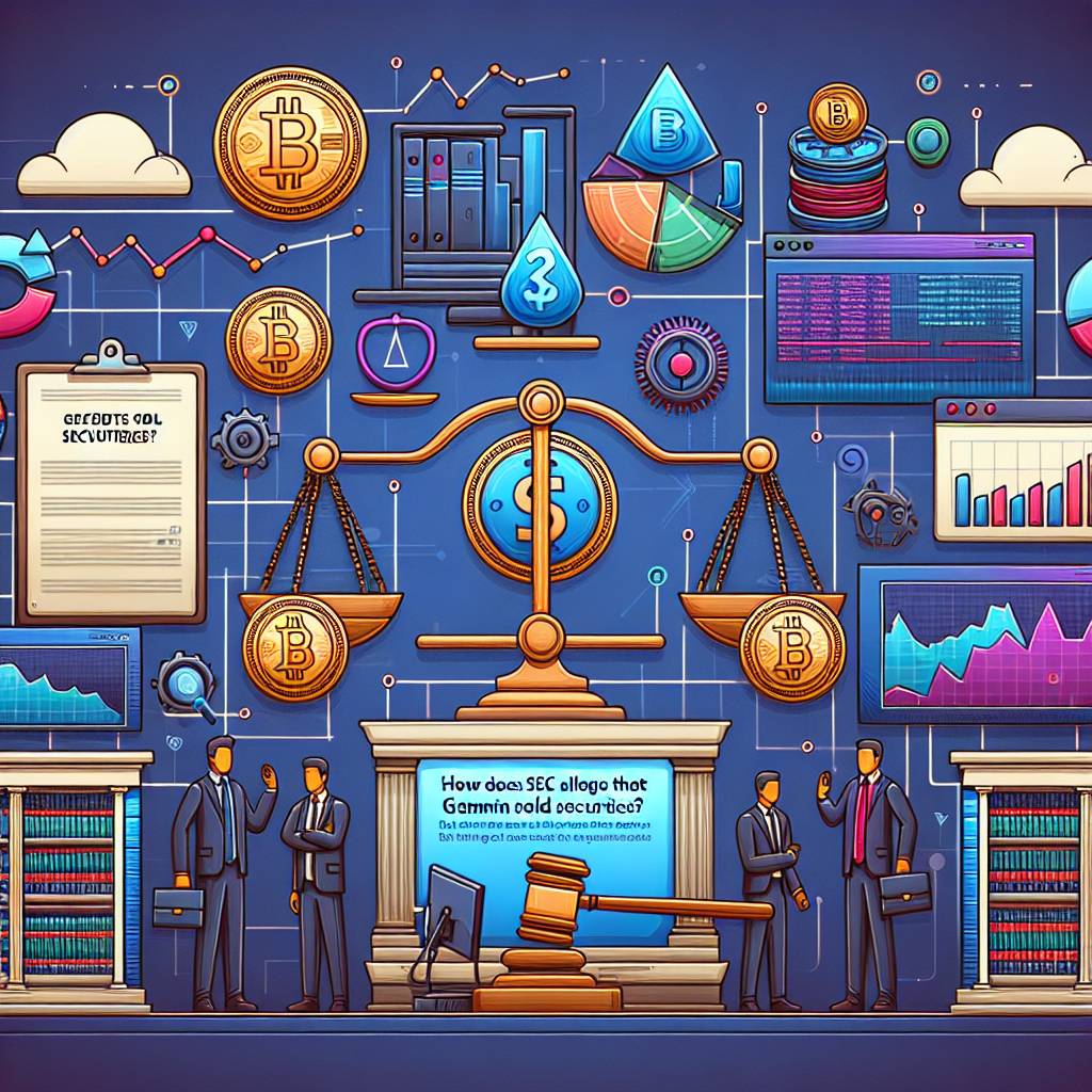 How does SEC define cryptocurrencies and their legal status?