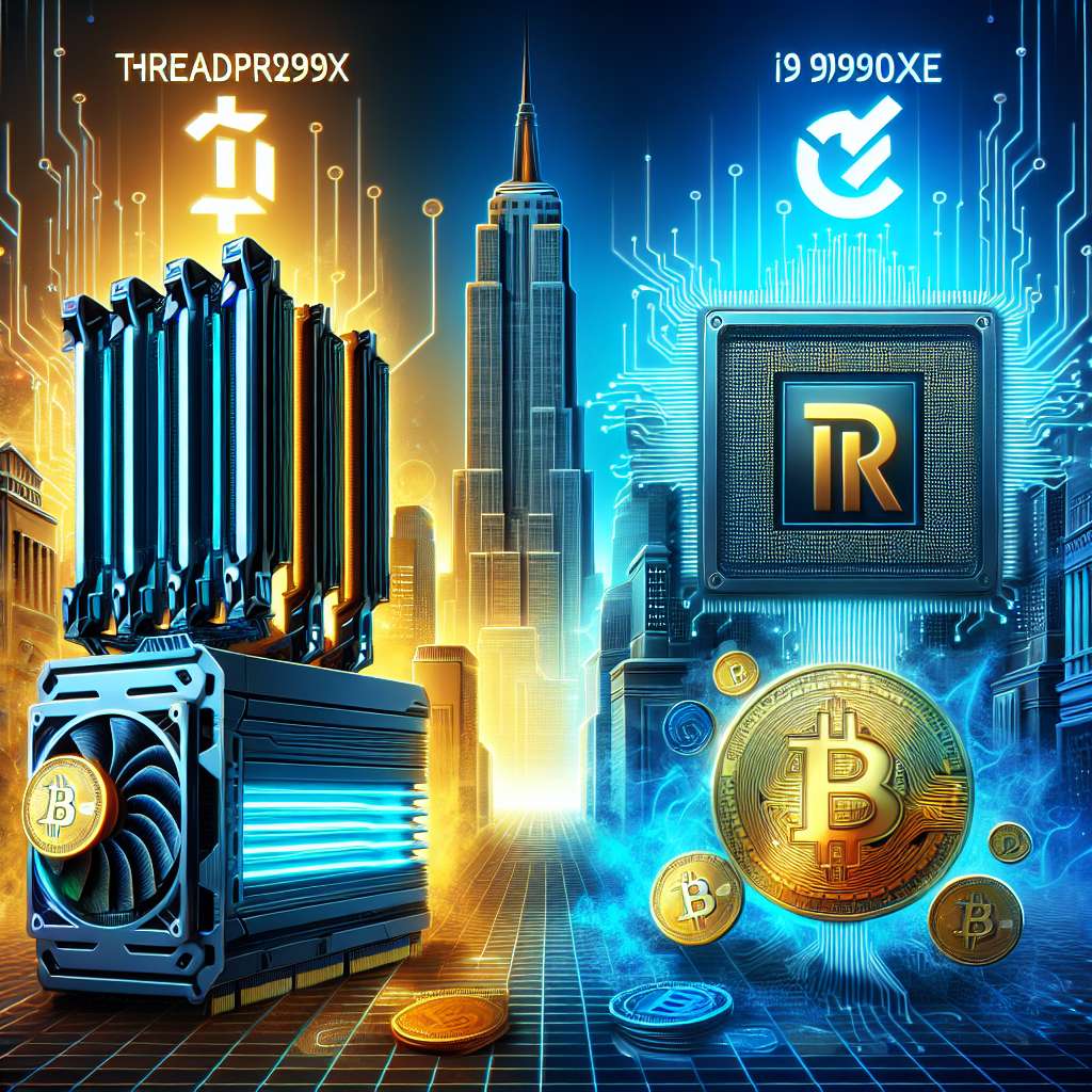 How does the performance of Threadripper compare to i7 7700k when it comes to mining digital currencies?