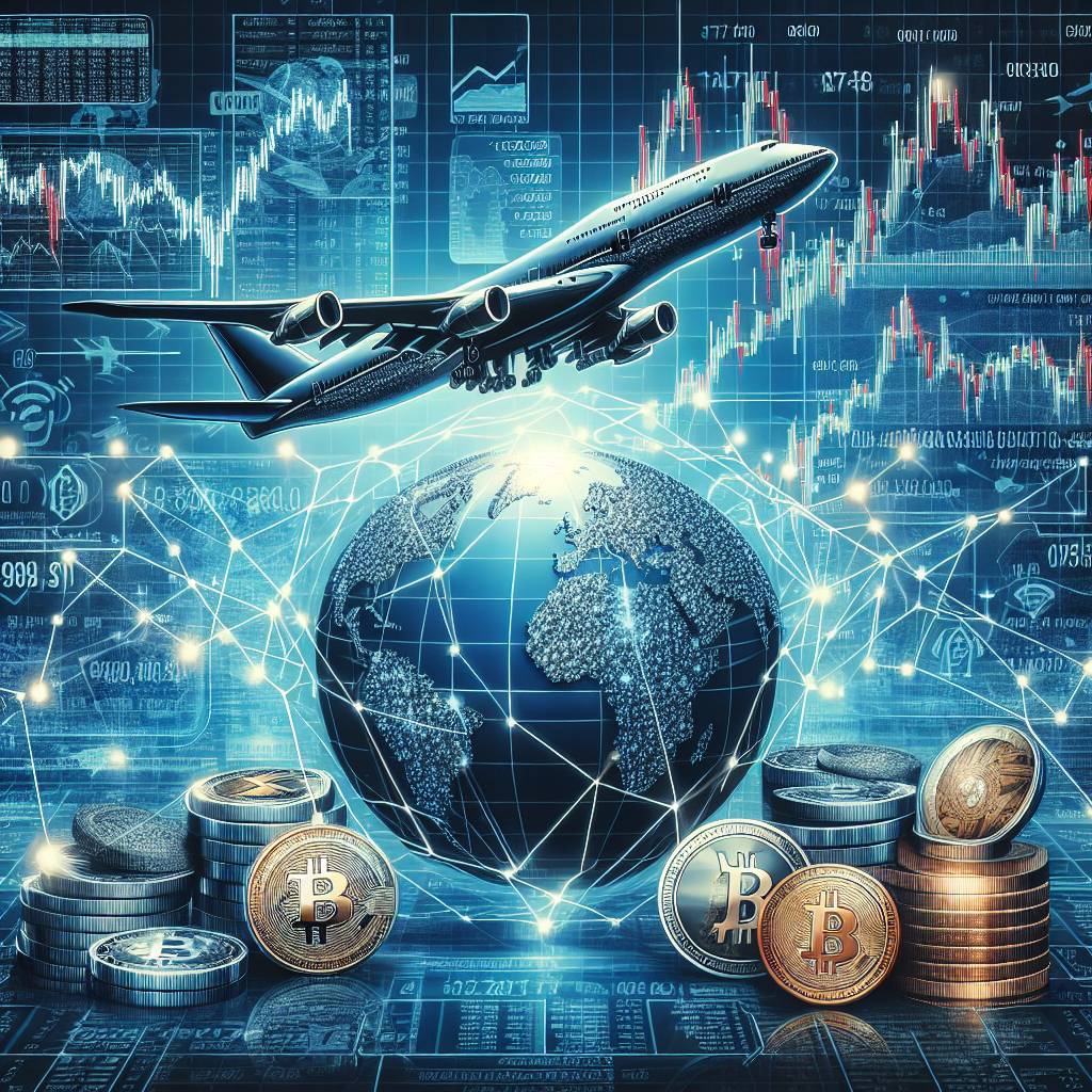 What is the correlation between IAG shares and the value of popular cryptocurrencies?