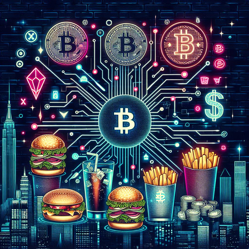 Which fast food restaurants in my area offer delivery and accept cryptocurrency?