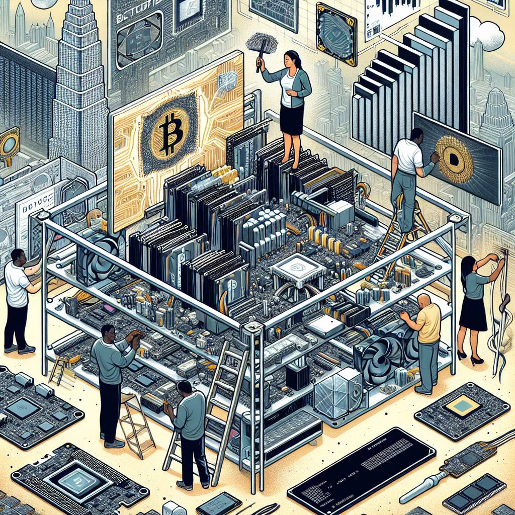 What are the steps to building a bitcoin mining rig?