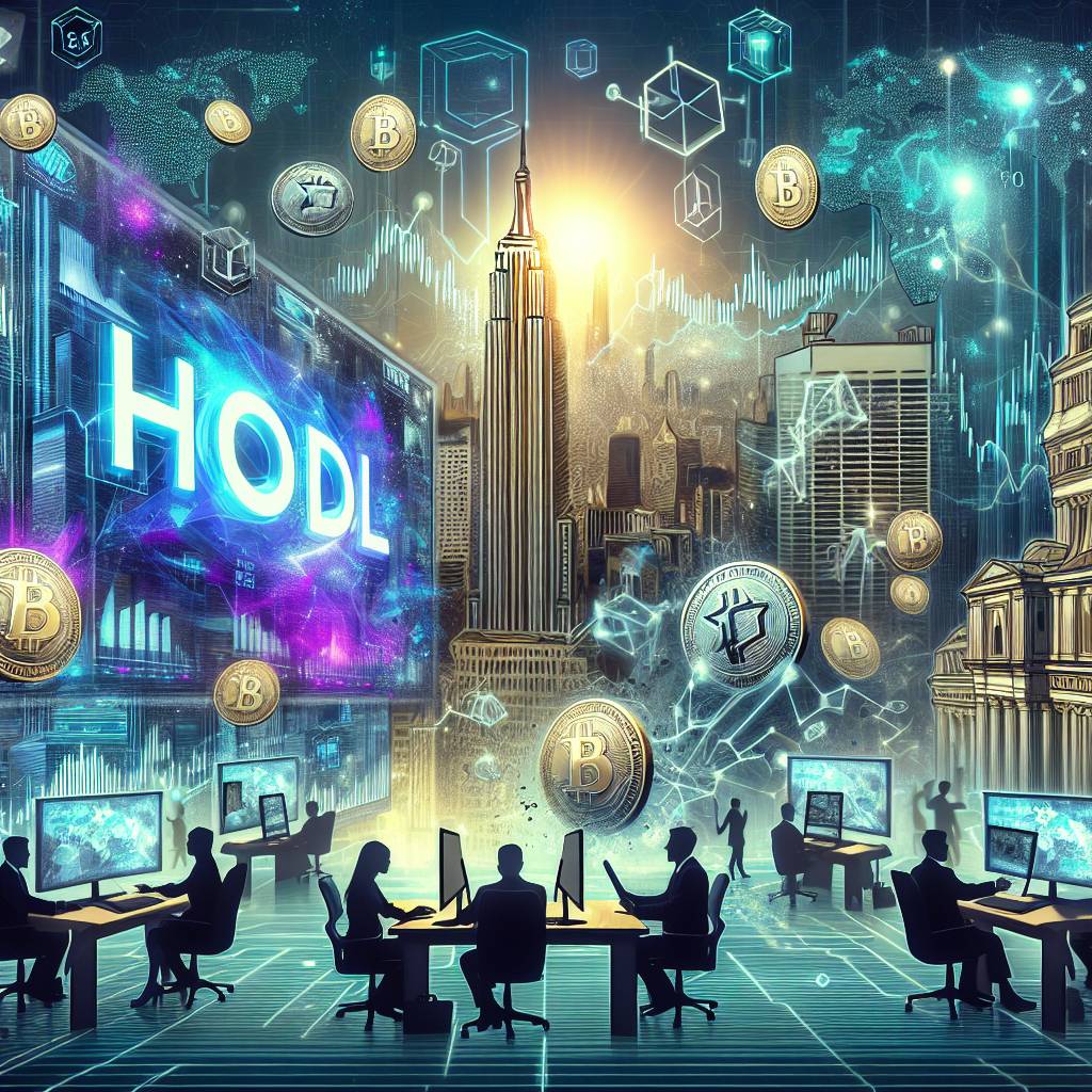 What does 'hodl' mean in the context of cryptocurrencies?