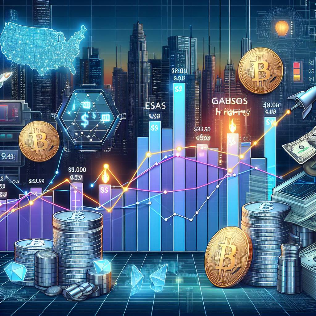 What are the trends in gas prices in the US and how do they correlate with cryptocurrency prices?