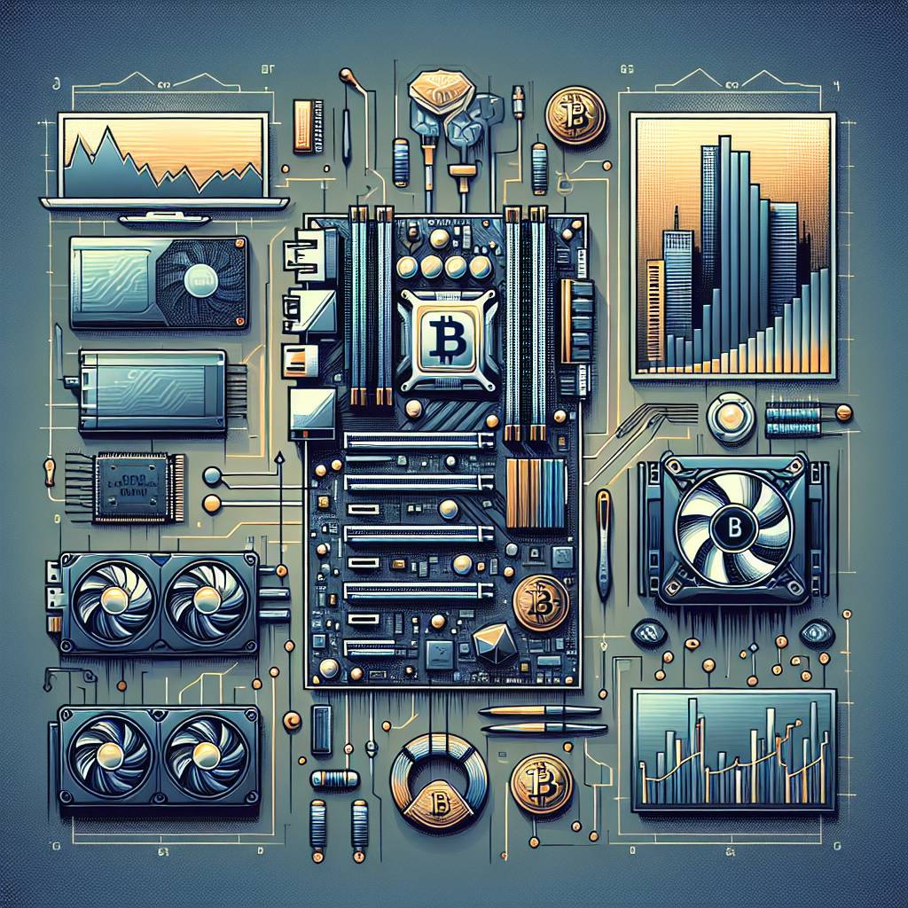 What are the essential components for a DIY crypto mining rig?