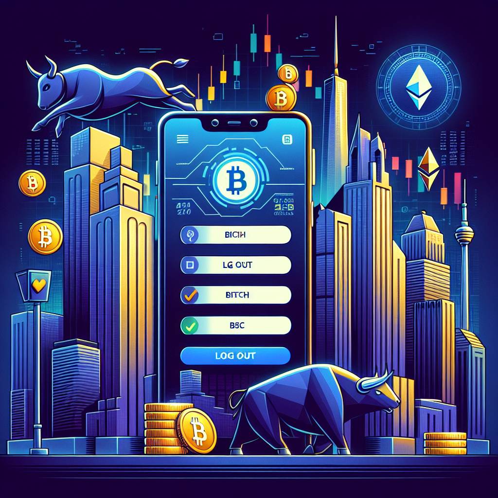 What are the best practices for logging out of the Webull app when using it for cryptocurrency transactions?
