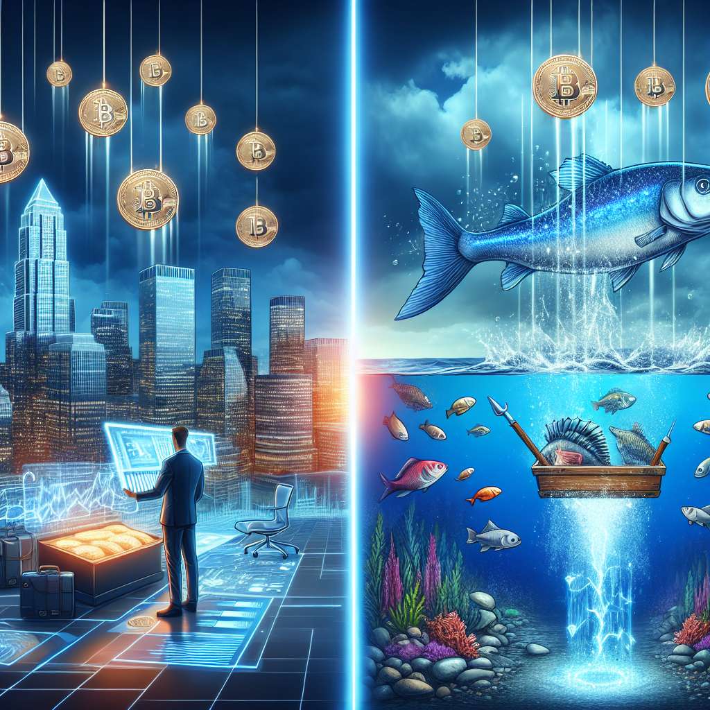 What are the risks and rewards of investing in cryptocurrencies for fish-related businesses?