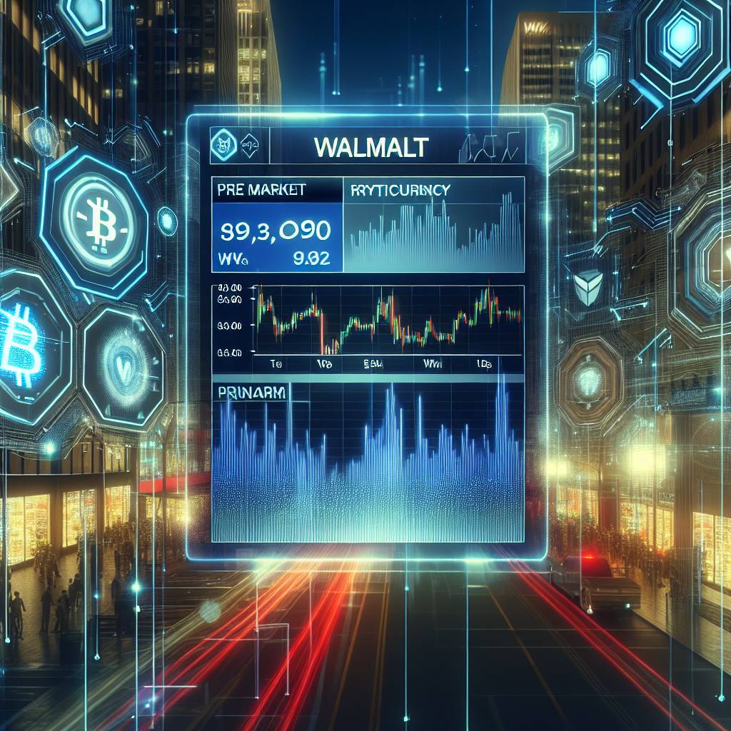 How can I use premarket data for WMT to make informed cryptocurrency investment decisions?