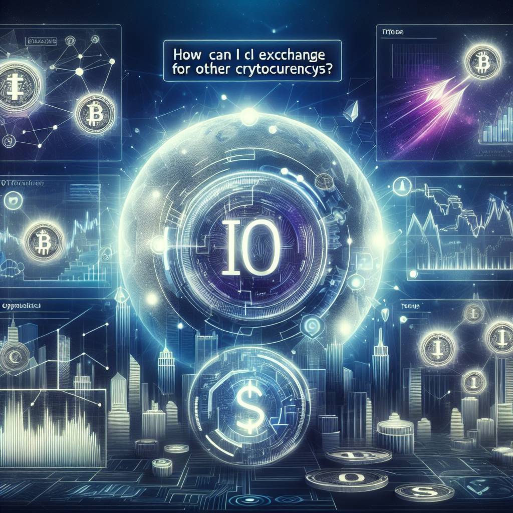 How can I trade io order on a digital currency exchange?