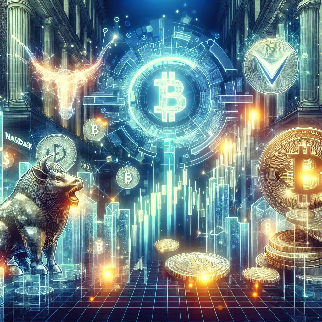 What are the top digital currencies included in the qqq index?