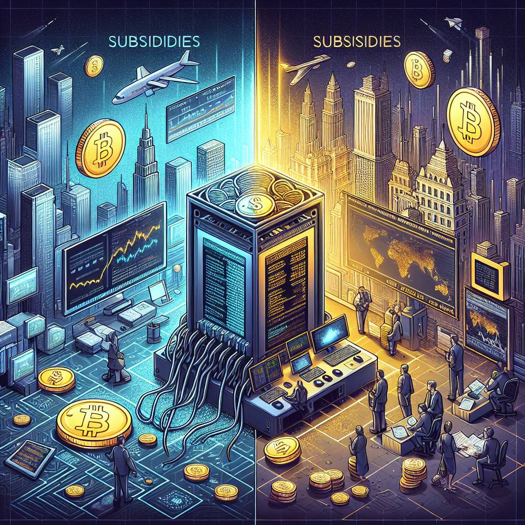 How do subsidies influence the profitability of cryptocurrency mining operations?