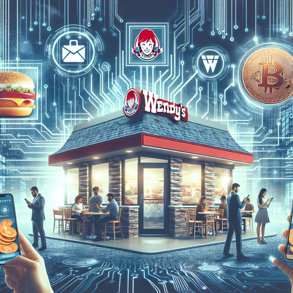 Is it possible to pay for Wendy's orders using digital currencies?