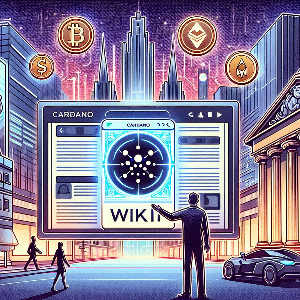 What is the Cardano wiki and how can it help me learn about cryptocurrency?