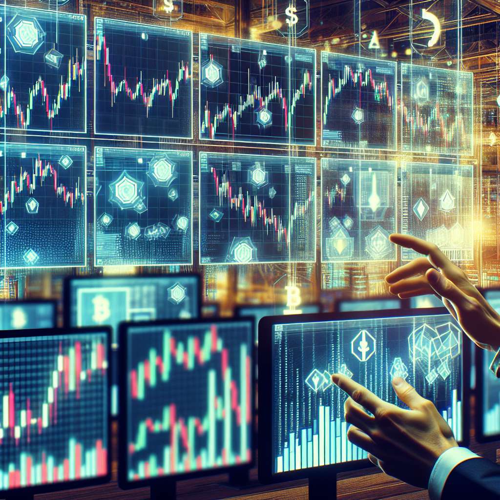 What are the most common stock chart formations used in cryptocurrency trading?