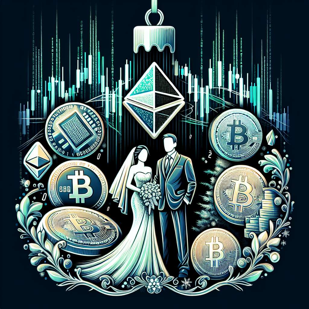 What are the best newlywed ornament designs for cryptocurrency enthusiasts?
