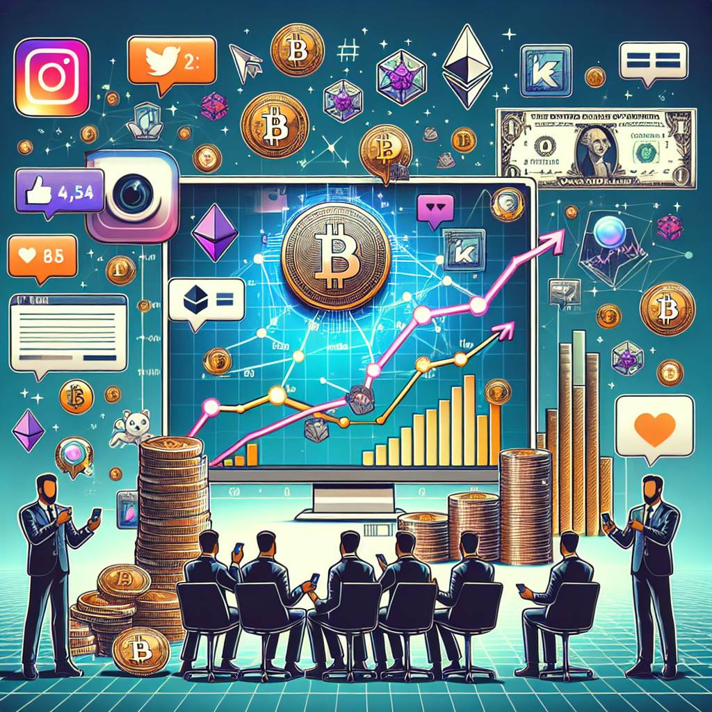 How can Instagram influencers affect the value of cryptocurrencies?