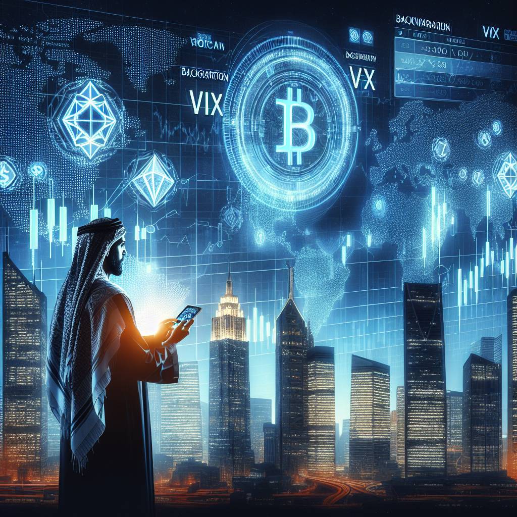 How does the VIX volatility index influence digital currencies?